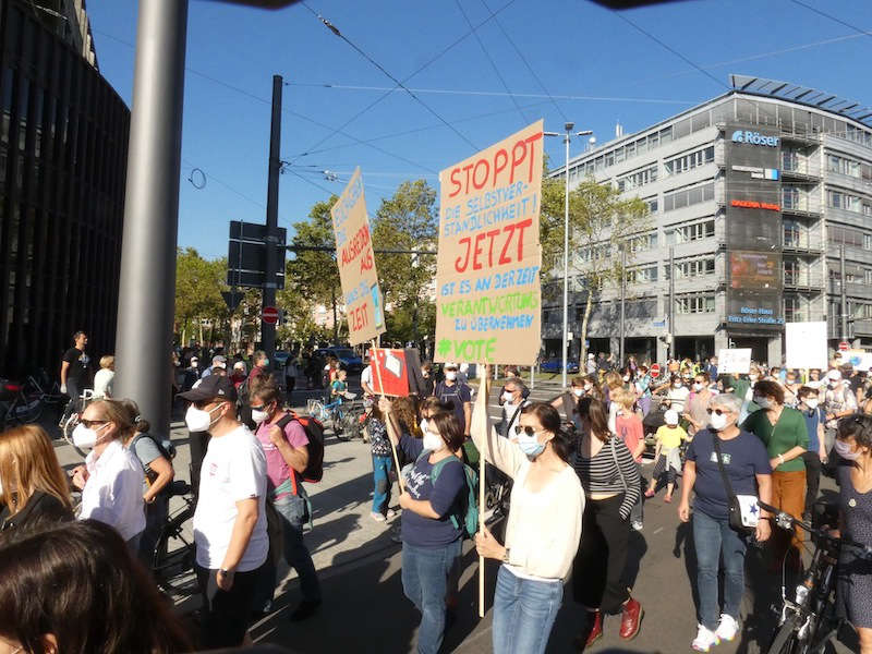 FfF-Demo in Karlsruhe (Foto: Hannes Blank)