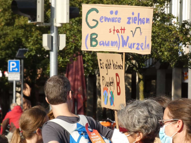 FfF-Demo in Karlsruhe (Foto: Hannes Blank)