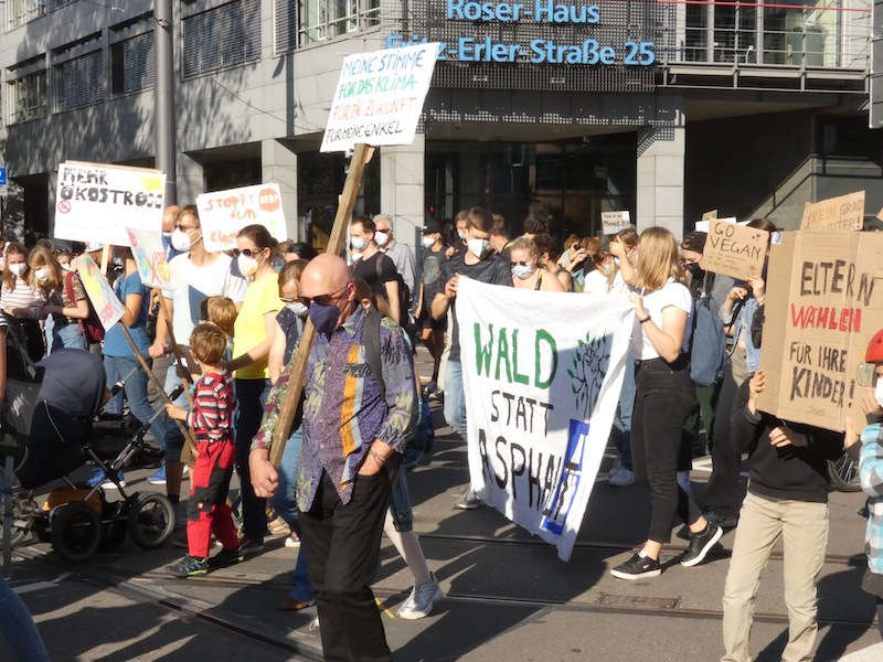 FfF-Demo in Karlsruhe (Foto: Hannes Blank)