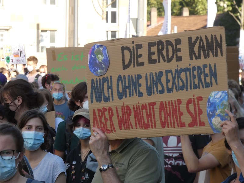 FfF-Demo in Karlsruhe (Foto: Hannes Blank)