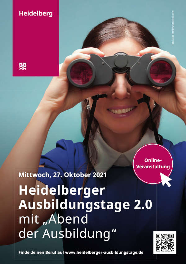 Plakat Ausbildungstage (Quelle: Stadt Heidelberg)