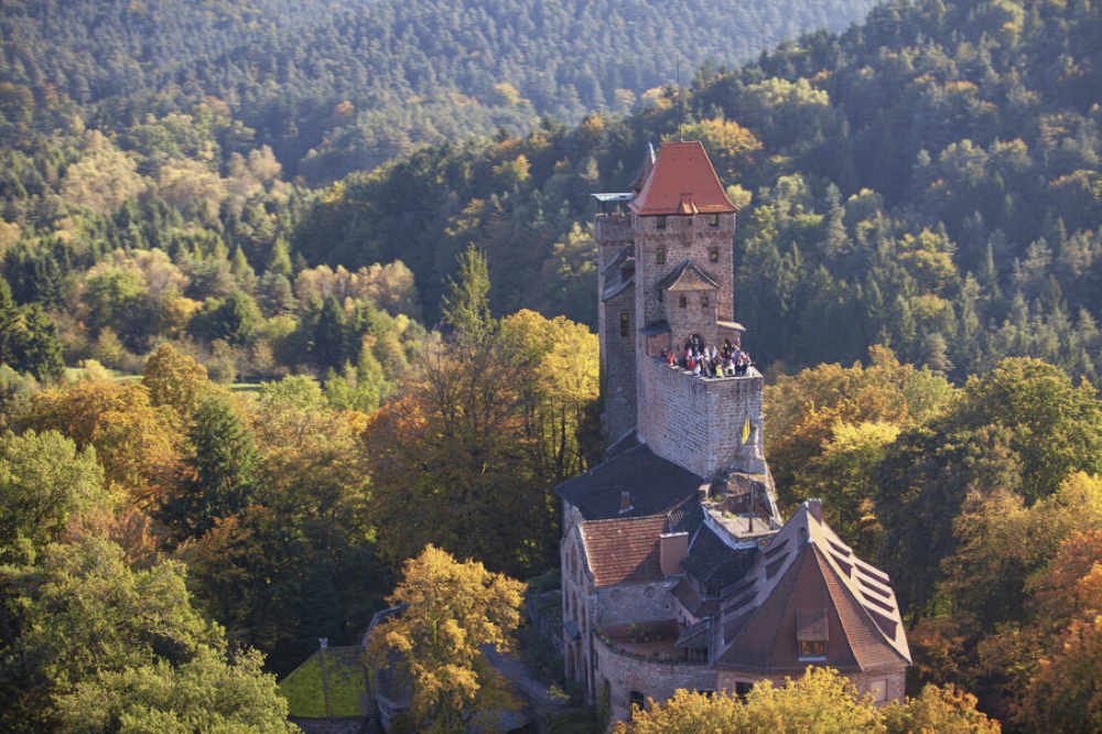 Burg Berwartstein im Herbst (Foto: Kurt Groos)