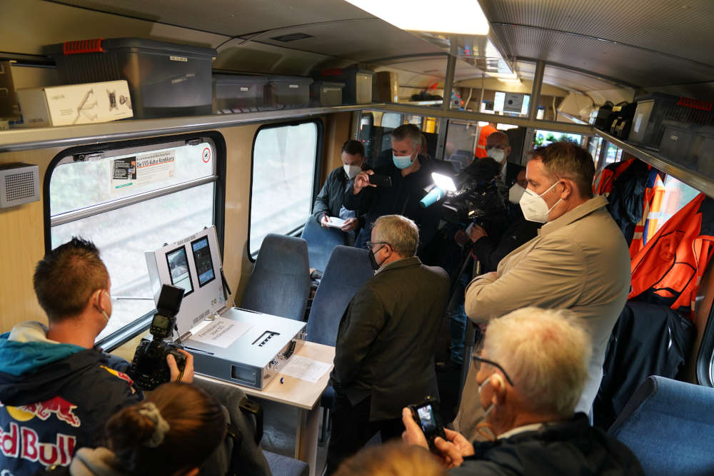 Forschungsfahrt autonom fahrende Schienenfahrzeuge Elmsteiner Tal (Foto: Holger Knecht)