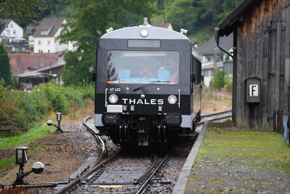 Forschungsfahrt autonom fahrende Schienenfahrzeuge Elmsteiner Tal (Foto: Holger Knecht)