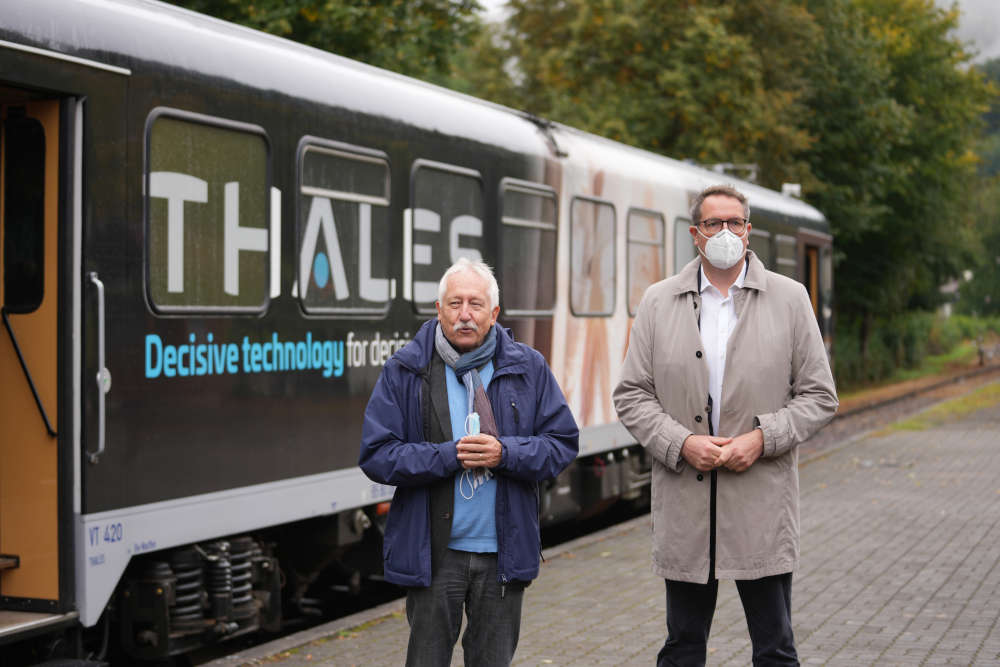 Forschungsfahrt autonom fahrende Schienenfahrzeuge Elmsteiner Tal (Foto: Holger Knecht)