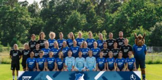 Mannschaftsfoto TSG Hoffenheim Frauenfußballmannschaft (Foto: TSG Hoffenheim)