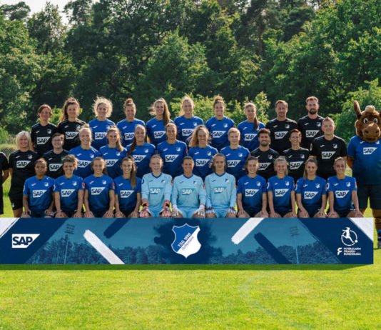 Mannschaftsfoto TSG Hoffenheim Frauenfußballmannschaft (Foto: TSG Hoffenheim)