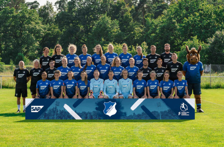 Mannschaftsfoto TSG Hoffenheim Frauenfußballmannschaft (Foto: TSG Hoffenheim)