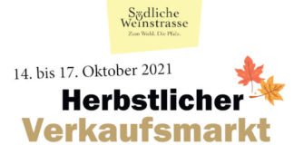 Plakat Herbstlicher Verkaufsmarkt 2021