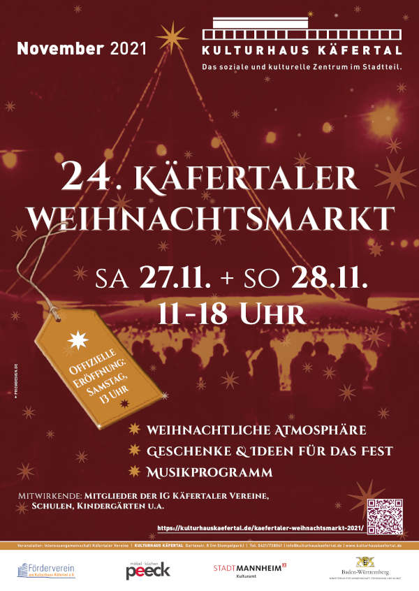 24. Weihnachtsmarkt im Kulturhaus Käfertal
