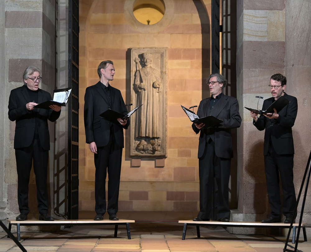 Aus der Reihe der Kryptakonzerte: Das Ensemble Archaica mit Musik aus dem 13. Jahrhundert sang am 24. September Werke zu Ehren des heiligen Olav. (Foto: Dommusik Speyer / Klaus Landry)