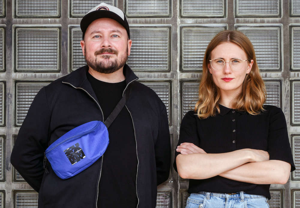 Sascha Hargesheimer und Lena Wontorra (Foto: Christian Kleiner)