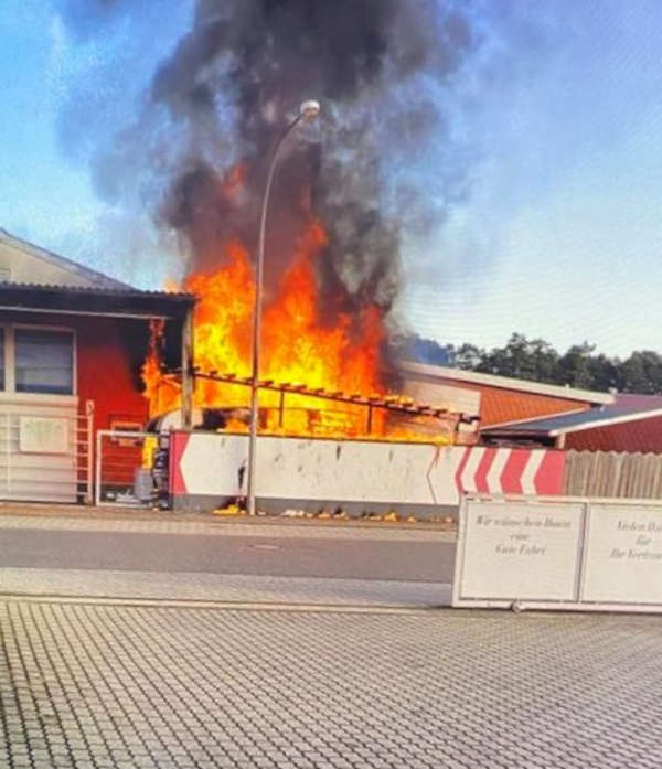 Brandstelle (Foto: Polizei RLP)