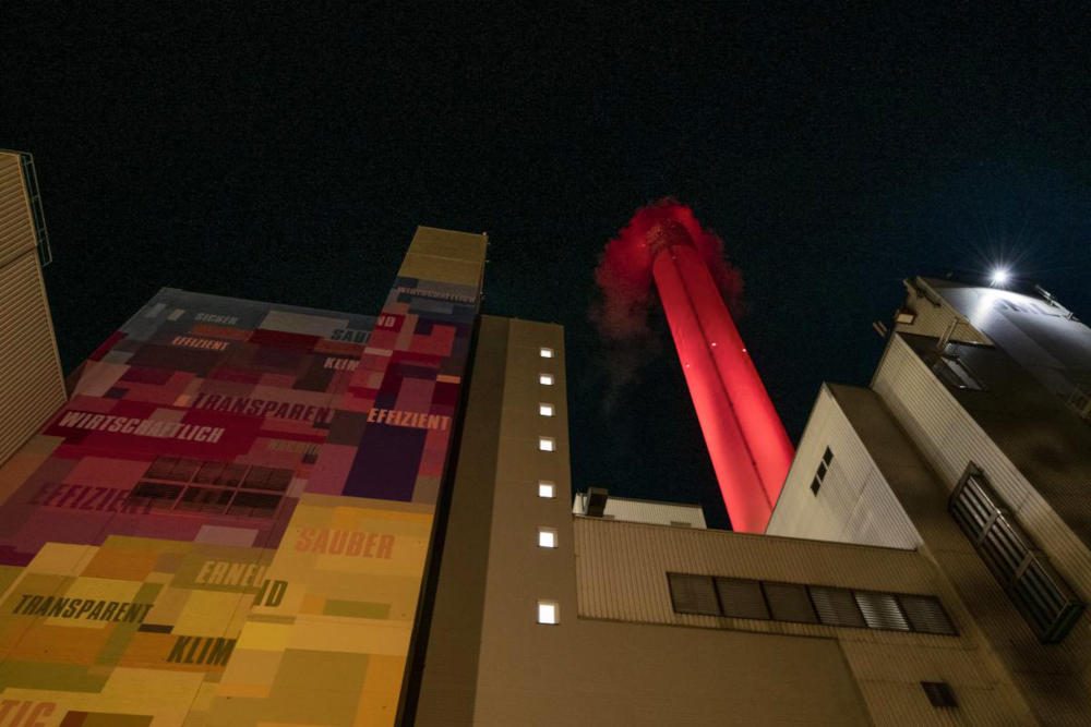 Die größte Adventskerze der Pfalz (Foto: GML)