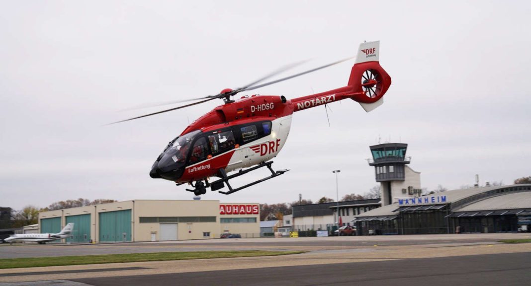 Musterwechsel bei der DRF Luftrettung in Mannheim: H145 künftig als Christoph 53 im Einsatz (Quelle: DRF Luftrettung)