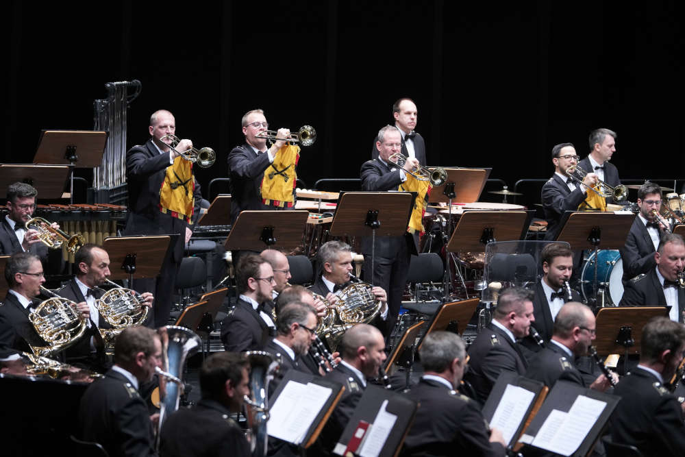 Musikkorps der Bundeswehr Saalbau Neustadt Weinstraße 2021 (Foto: Reinhard Schnell)