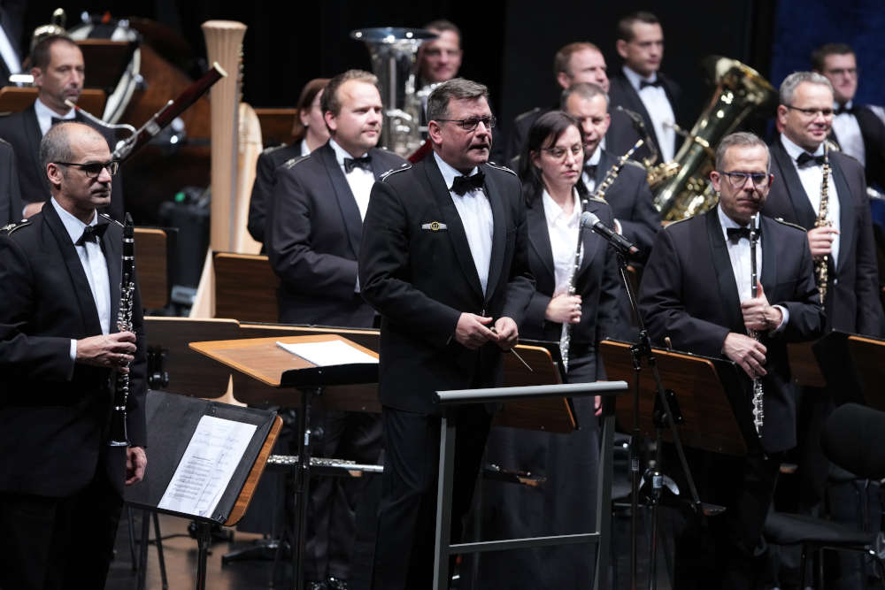 Musikkorps der Bundeswehr Saalbau Neustadt Weinstraße 2021 (Foto: Reinhard Schnell)