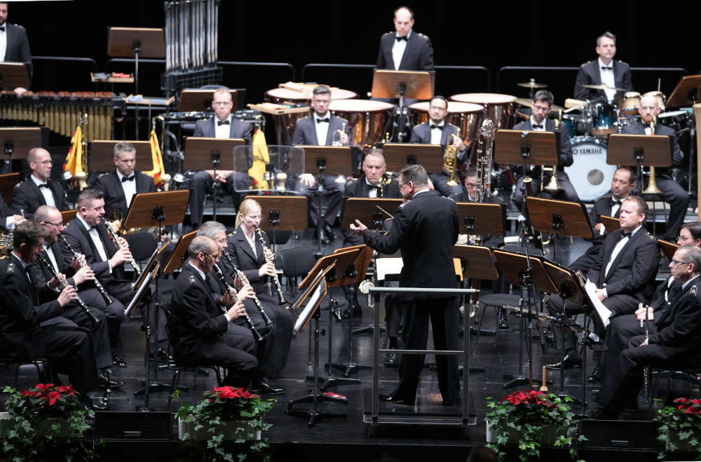 Musikkorps der Bundeswehr Saalbau Neustadt Weinstraße 2021 (Foto: Reinhard Schnell)