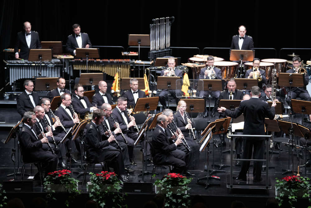 Musikkorps der Bundeswehr Saalbau Neustadt Weinstraße 2021 (Foto: Reinhard Schnell)