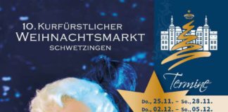 Deckblatt der diesjährigen Weihnachtsmarktbroschüre (Foto: Stadtverwaltung Schwetzingen)