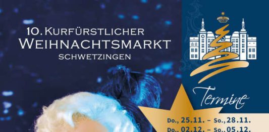 Deckblatt der diesjährigen Weihnachtsmarktbroschüre (Foto: Stadtverwaltung Schwetzingen)