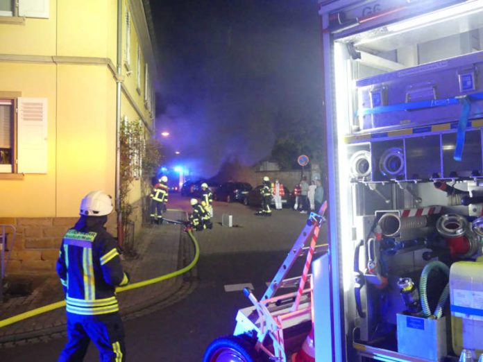 Wohnungsbrand im Mandelring (Foto: Feuerwehr Neustadt)