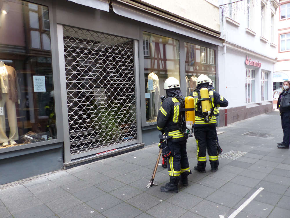 Einsatz am Marktplatz (Foto: Feuerwehr Neustadt)