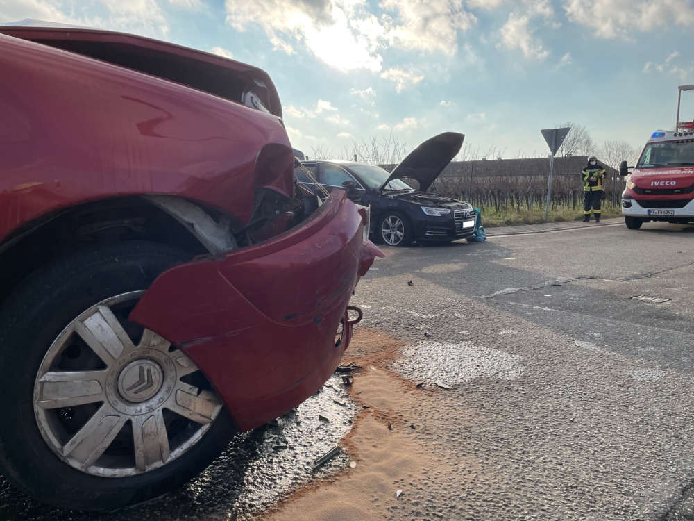 Verkehrsunfall (Foto: Feuerwehr Neustadt)