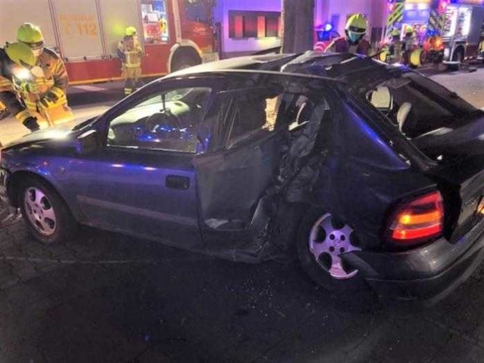 Unfallbeschädigter PKW Opel