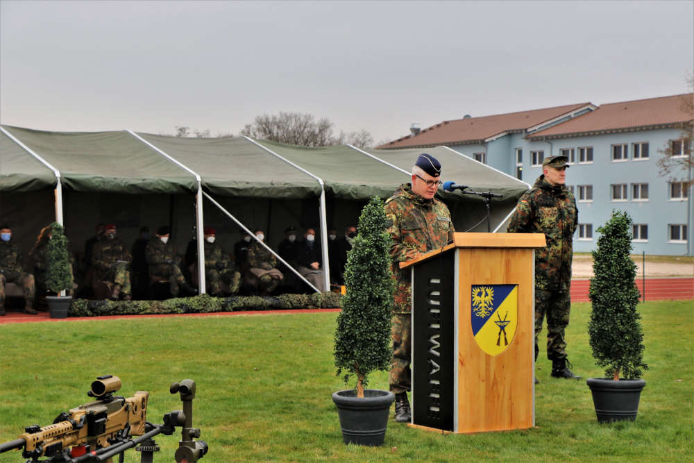 Rede General Samanns (Foto: StFw Frank Wiedemann)