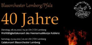 40 Jahre Blasorchester Lemberg (Quelle: Blasorchester Lemberg)