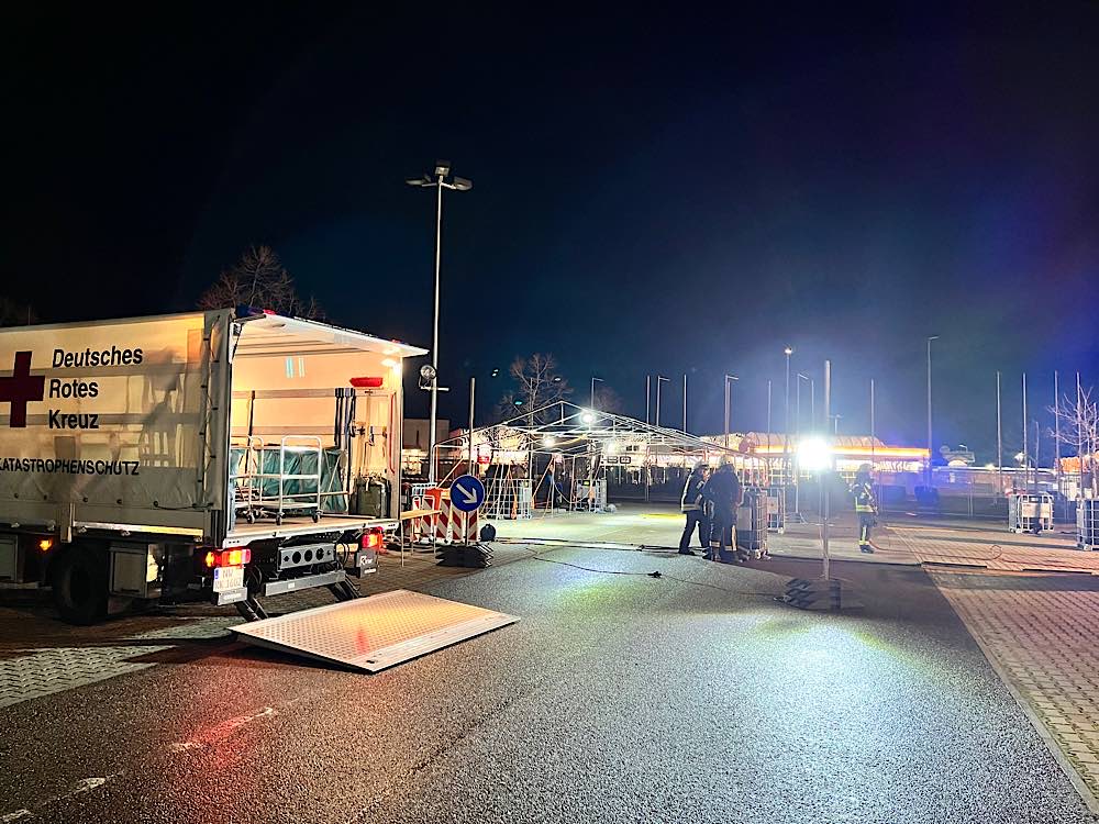 Einsatz in der Chemnitzer Straße (Foto: Feuerwehr Neustadt)