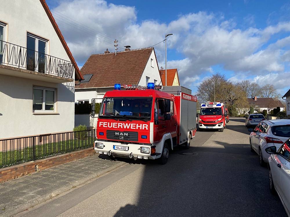 Einsatz in Geinsheim (Foto: Feuerwehr Neustadt)