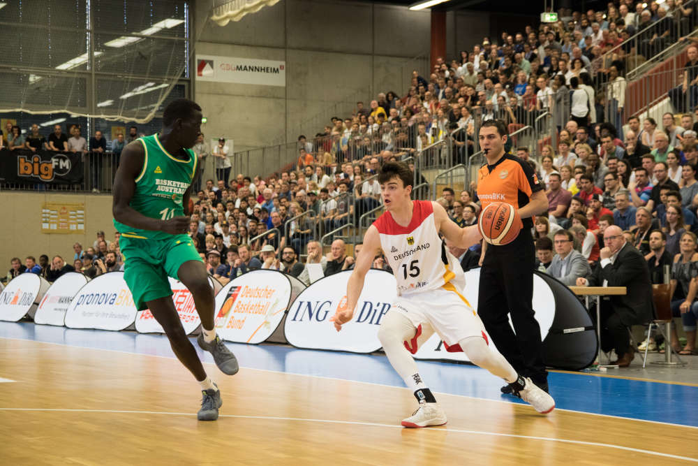 Das Albert Schweitzer Turnier als renommiertes und traditionsreiches Basketball-Turnier für U18-Nationalmannschaften findet gewöhnlich alle zwei Jahre in Mannheim und Viernheim statt. (Foto: DBB)