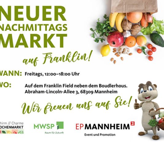 Neuer Nachmittagsmarkt auf Franklin (Quelle: Event & Promotion Mannheim GmbH)