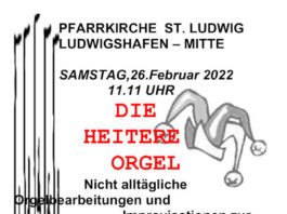 Heitere Orgel 2022 (Quelle: Kath. Stadtdekanat Ludwigshafen)