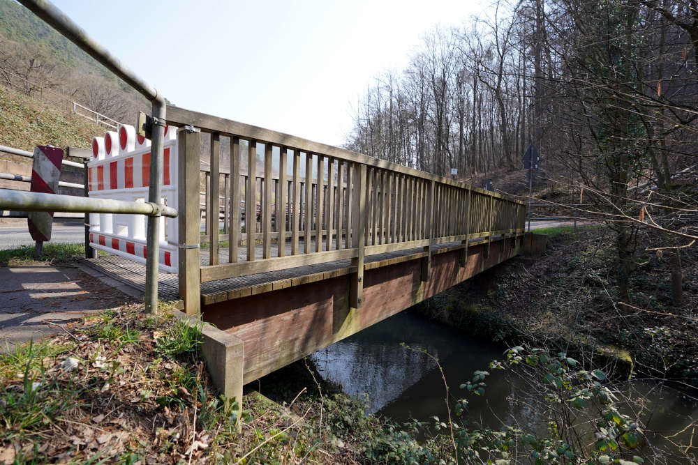 Die Radwegebrücke auf der Gemarkung Lindenberg (Foto: Holger Knecht)