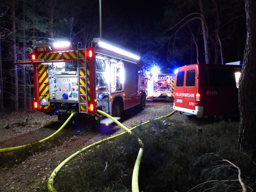 Waldbrand in Gimmeldingen (Foto: Feuerwehr Neustadt)