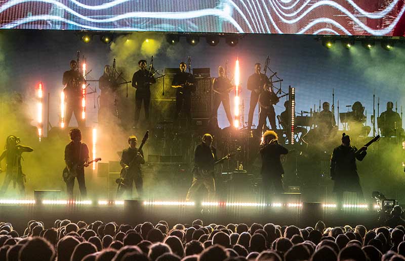 Hans Zimmer mit seiner gigantische Live Show in Mannheim (Foto: Helmut Dell)