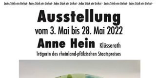 Ausstellung „Poesie in Glas“ - Glasobjekte der Glaskünstlerin Anne Hein, Klüsserath