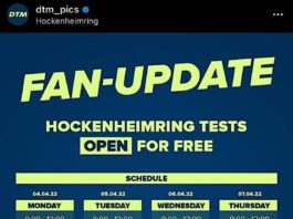 Hockenheimring Tests