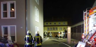 Kellerbrand in der Winzinger Straße (Foto: Feuerwehr Neustadt)