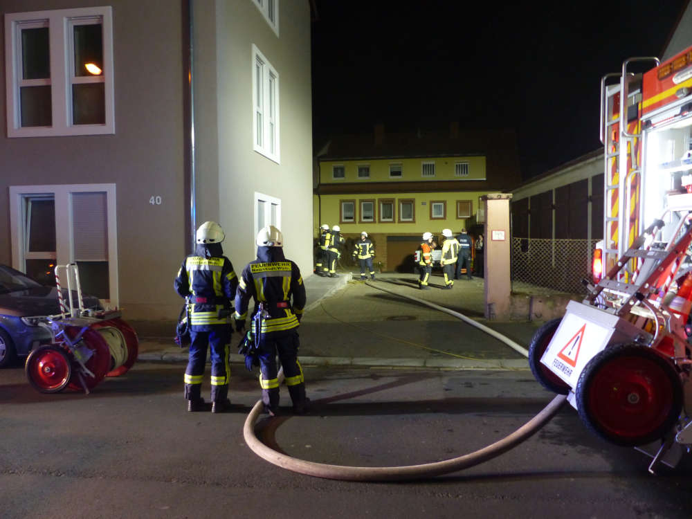 Kellerbrand in der Winzinger Straße (Foto: Feuerwehr Neustadt)