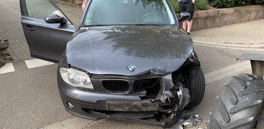 Die Unfallstelle (Foto: Polizei RLP)
