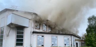 Brand auf dem ehemaligen Hoffmann&Engelmann-Gelände (Foto: Feuerwehr Neustadt)