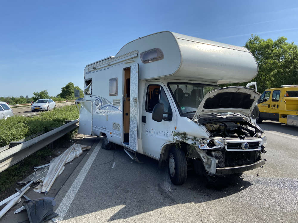 Beteiligtes Wohnmobil (Foto: Polizei RLP)