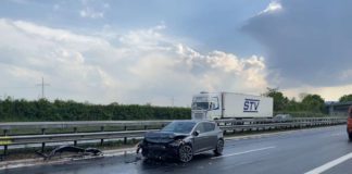 Verkehrsunfall auf der BAB 65 (Foto: Polizei RLP)