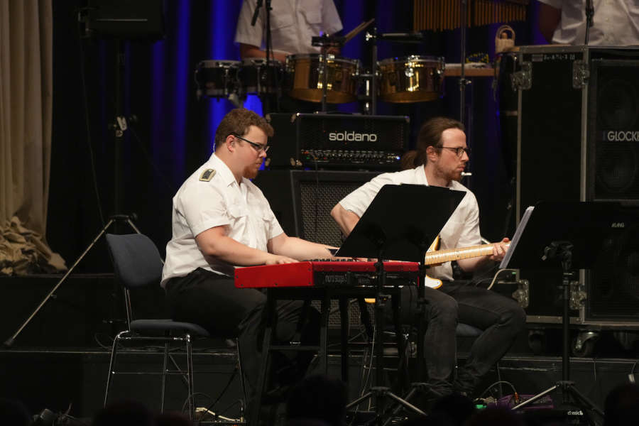 Big Band Ausbildungsmusikkorps Bundeswehr Kaiserslautern 2022 (Foto: Reinhard Schnell)