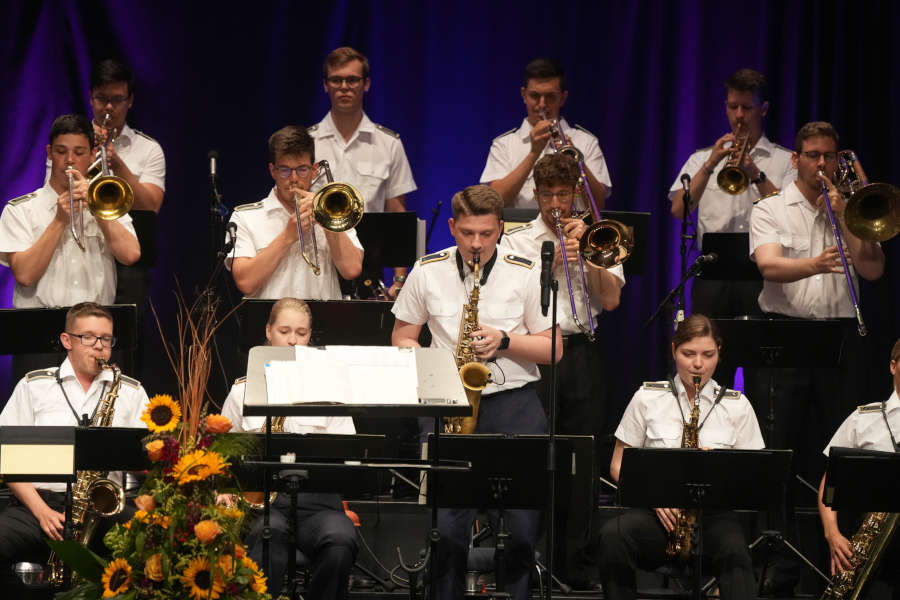 Big Band Ausbildungsmusikkorps Bundeswehr Kaiserslautern 2022 (Foto: Reinhard Schnell)