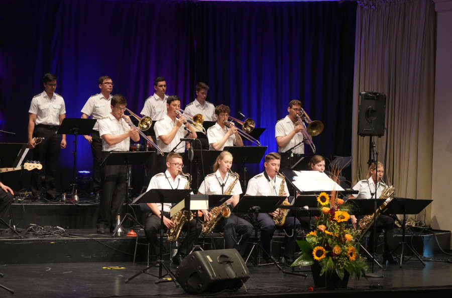 Big Band Ausbildungsmusikkorps Bundeswehr Kaiserslautern 2022 (Foto: Reinhard Schnell)